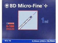 Σύριγγες ινσουλίνης BD Microfine