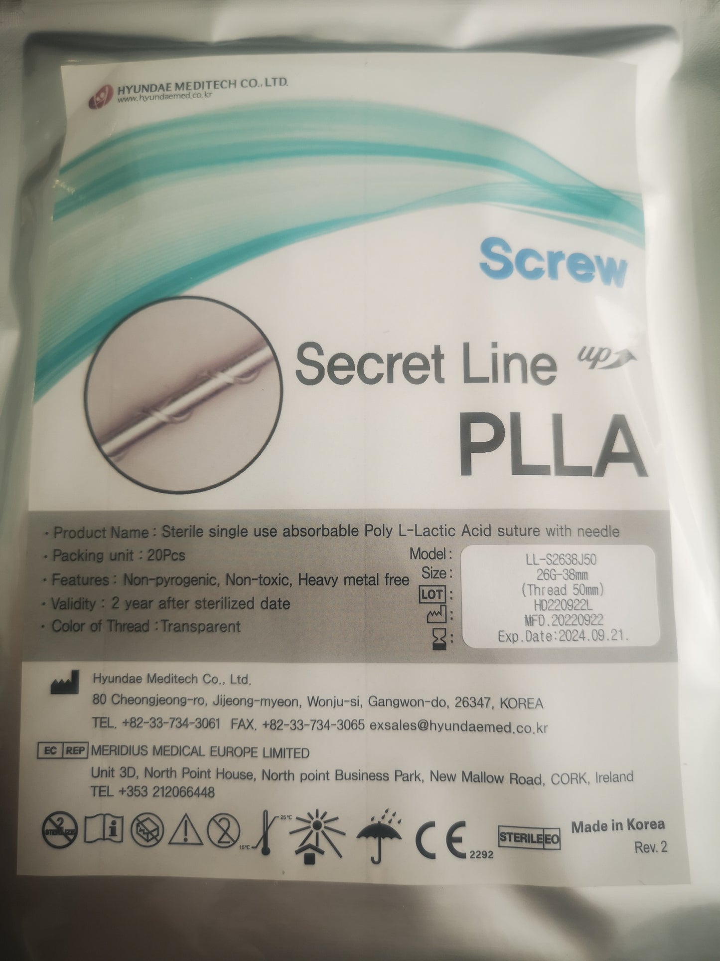 THREADS SCREW PLLA 29G-38MM/TH-50MM