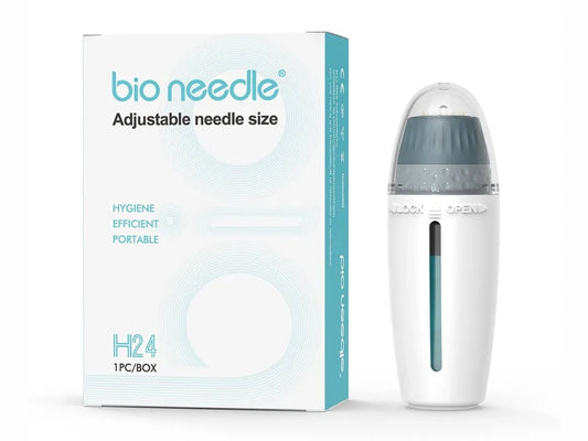 Bio Needle H24 Derma Stamp Hair with Serum Tank - MEDWHOLESALE