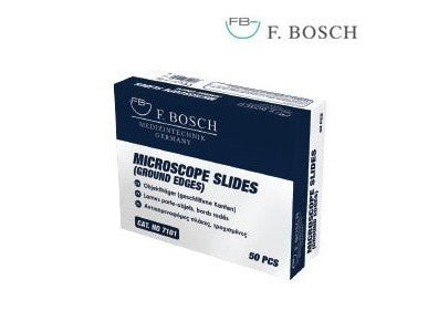 F. Bosch Microscope slides (ground edges) - MEDWHOLESALE
