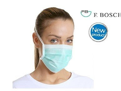 F. Bosch Non - woven Facemask with ties - MEDWHOLESALE