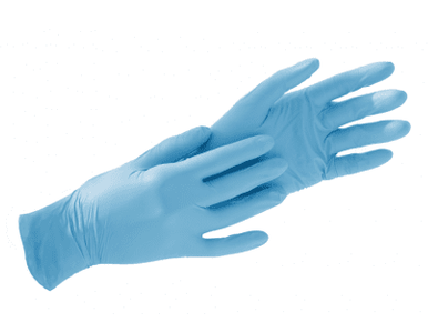 F. Bosch Violet Blue Nitrile Gloves Powder - Free - MEDWHOLESALE