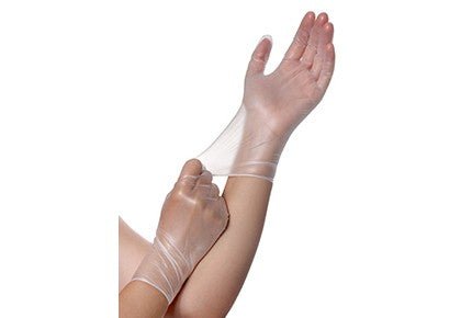 Filoskin Vinyl Gloves White (Clear) Powder - Free - MEDWHOLESALE