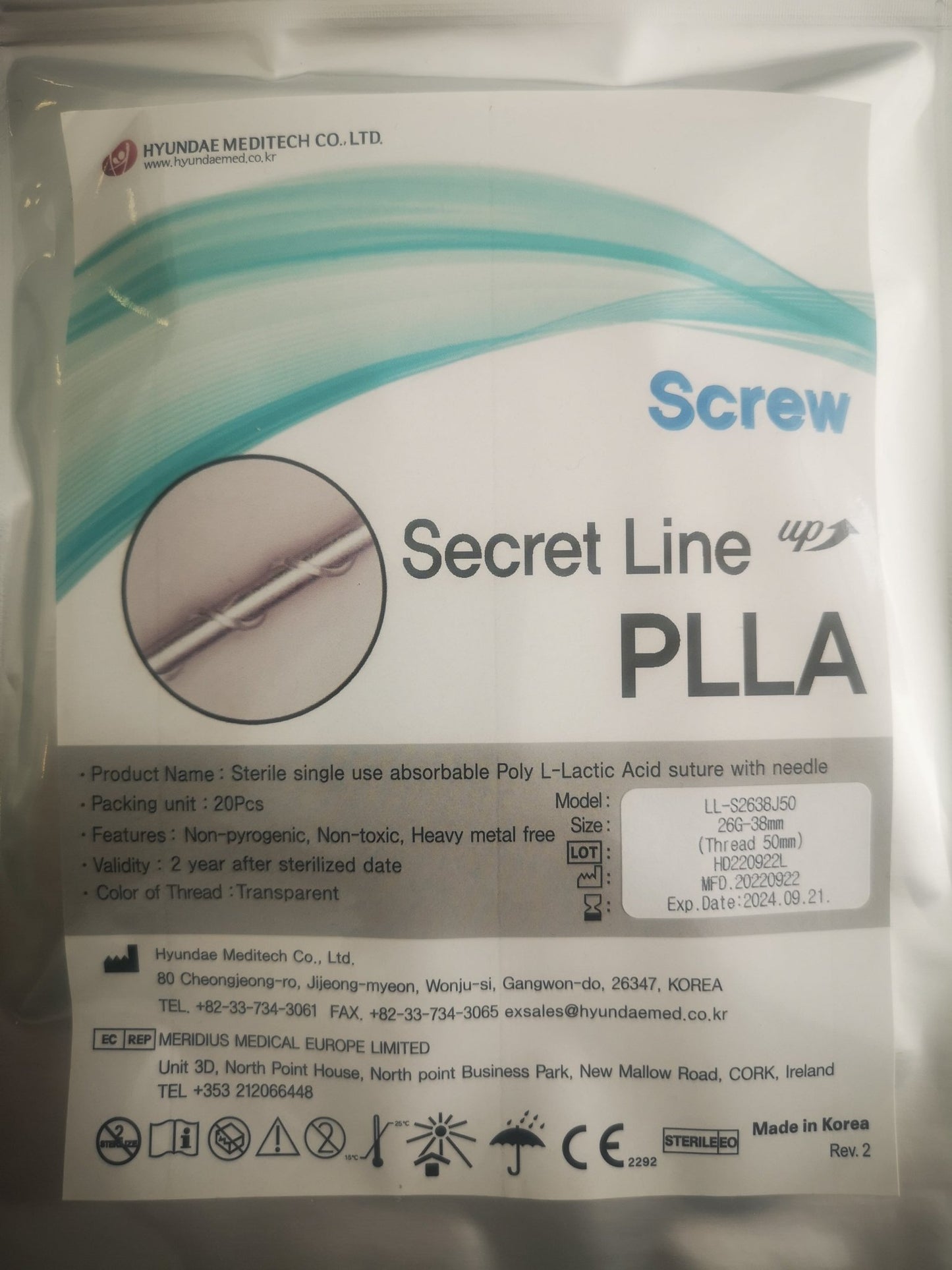 THREADS SCREW PLLA 26G - 90/TH - 150MM - MEDWHOLESALE