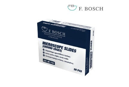 F. Bosch Microscope slides (ground edges)
