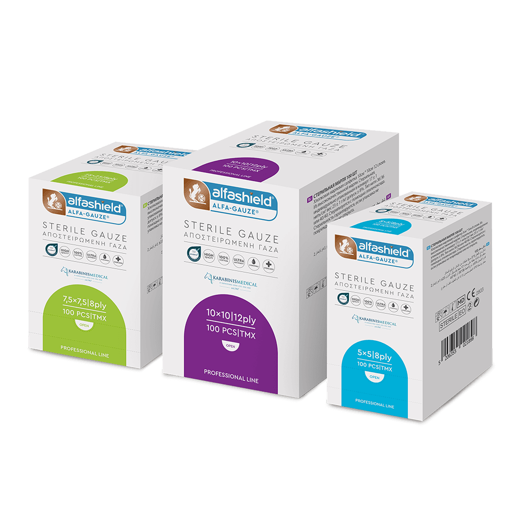 Alfashield / ALFA - GAUZE Packs Sterile Gauze - MEDWHOLESALE