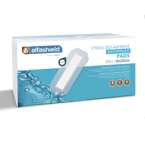 Alfashield / ALFA PADS Sterile Self - adhesive Pads Water - proof - MEDWHOLESALE
