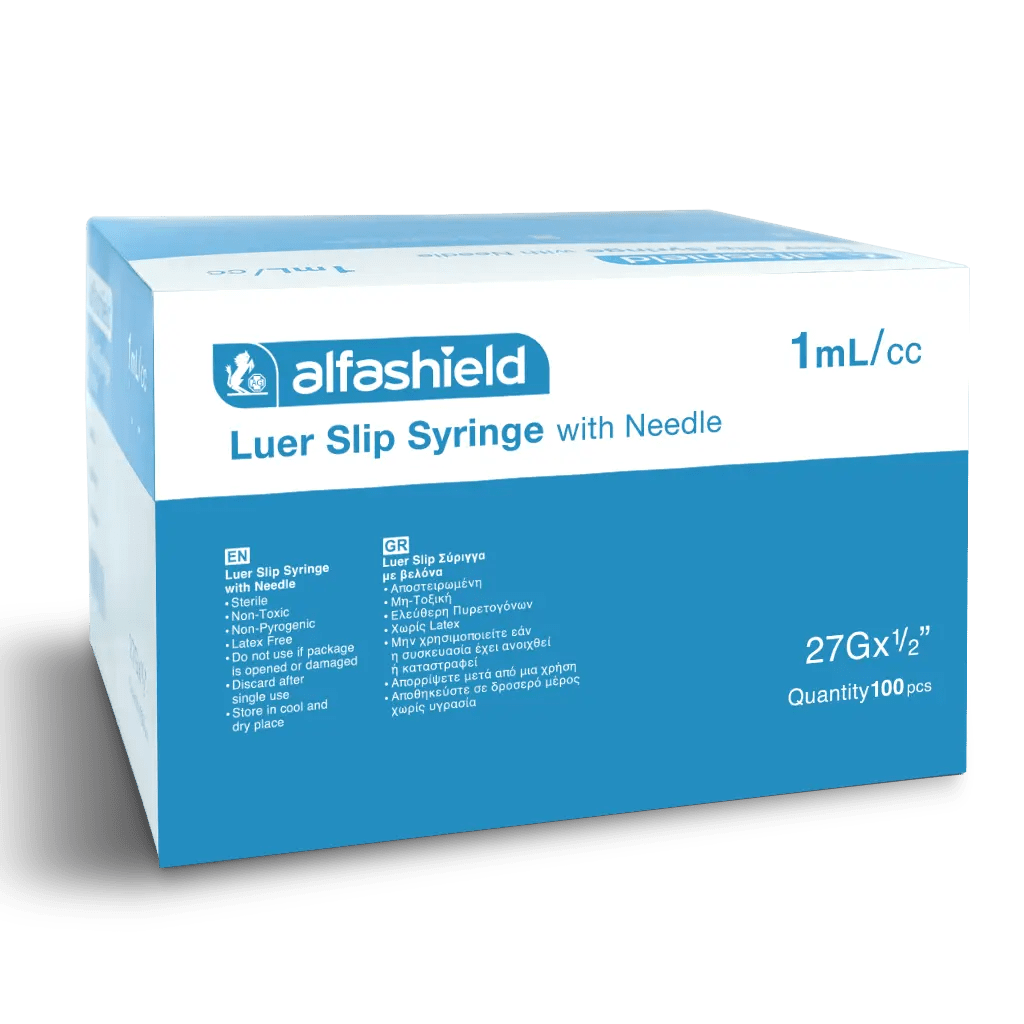 Alfashield / Alfa Syringes with Needle - MEDWHOLESALE