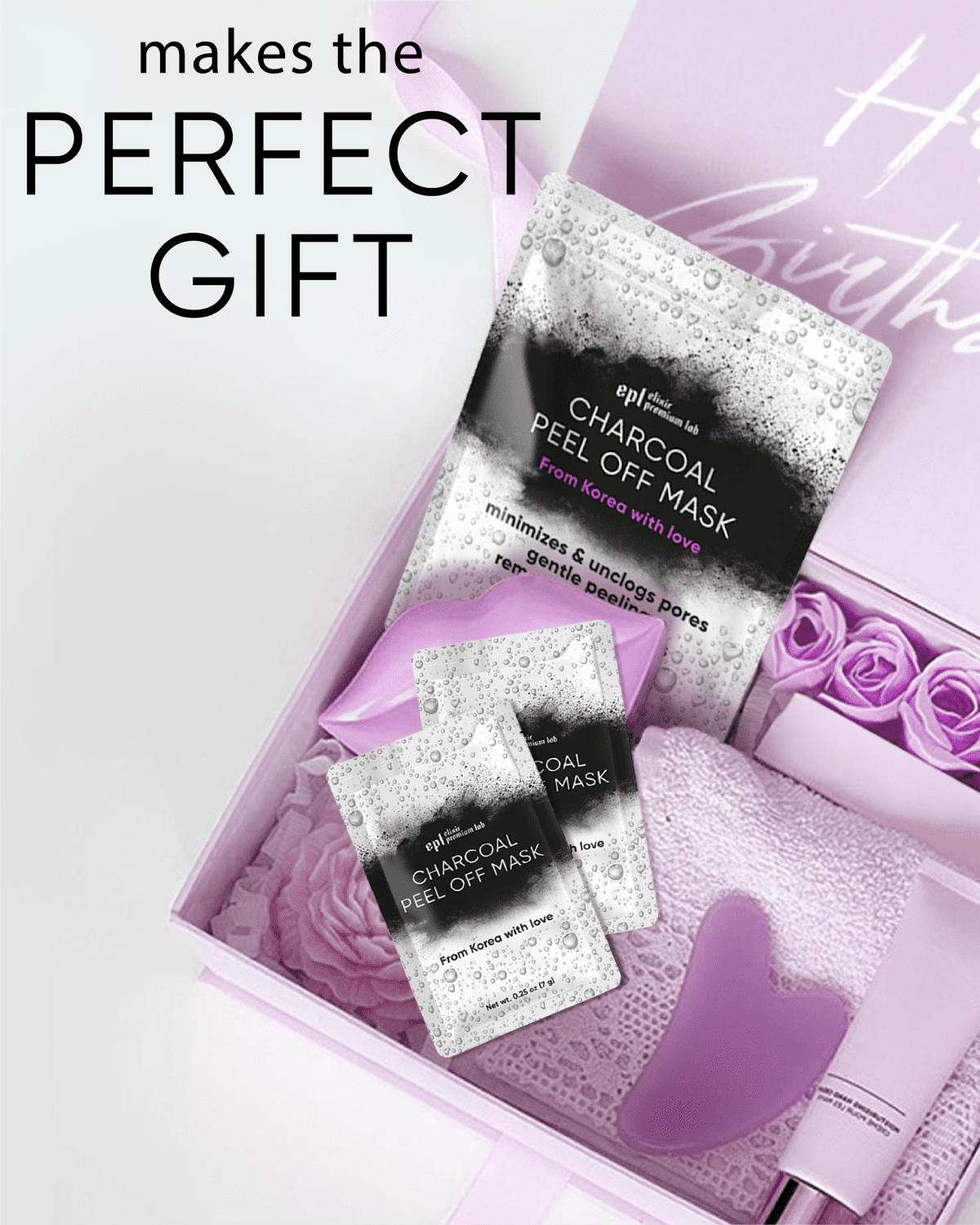 Charcoal Peel Off Face Mask Korean, 8 pack