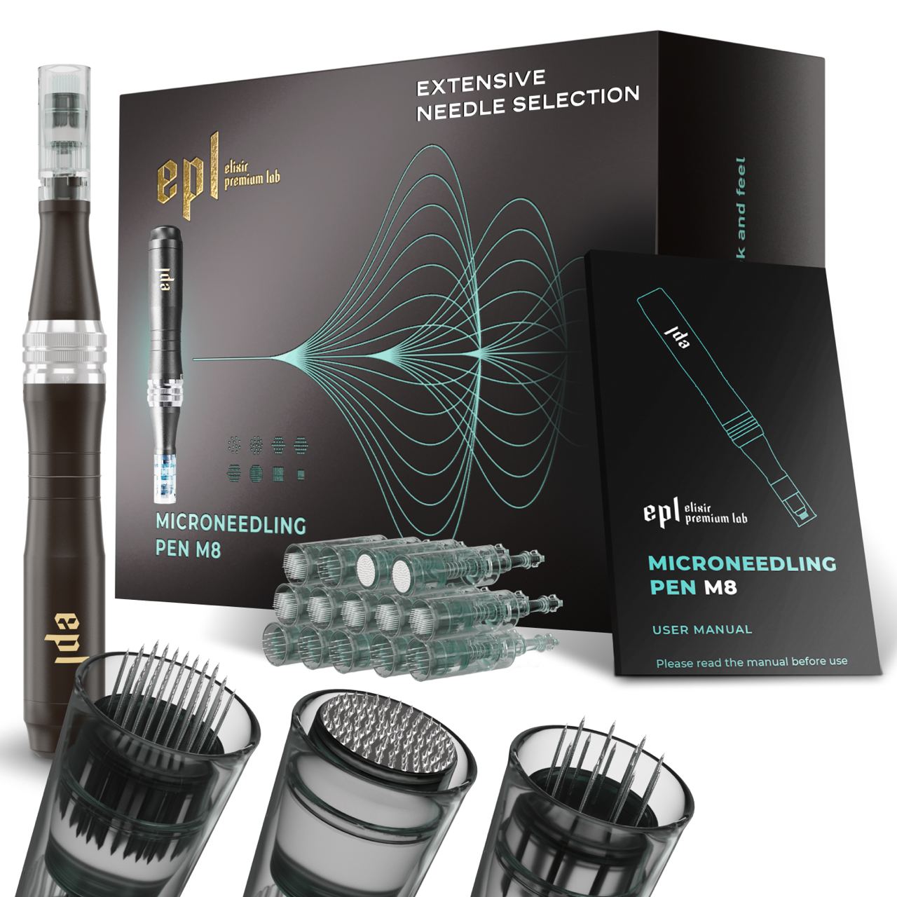 DR.Pen M8 for Face and Body with 16 Cartridges - MEDWHOLESALE