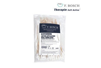 F. Bosch Bamboo cotton applicators, Jumbo head - MEDWHOLESALE