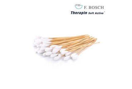 F. Bosch Bamboo cotton applicators, Jumbo head - MEDWHOLESALE