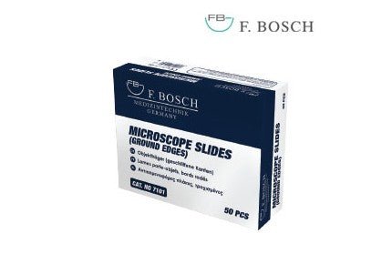 F. Bosch Microscope slides (ground edges) - MEDWHOLESALE