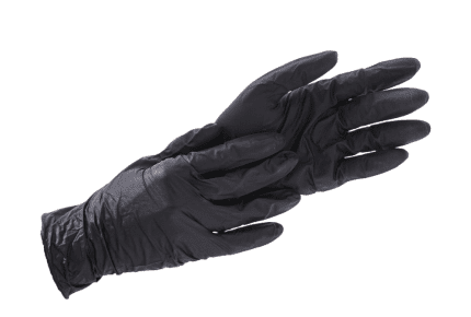 F. Bosch Vinyl Gloves Black Powder - Free - MEDWHOLESALE