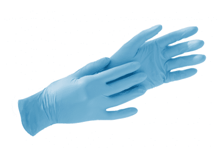 F. Bosch Violet Blue Nitrile Gloves Powder - Free - MEDWHOLESALE