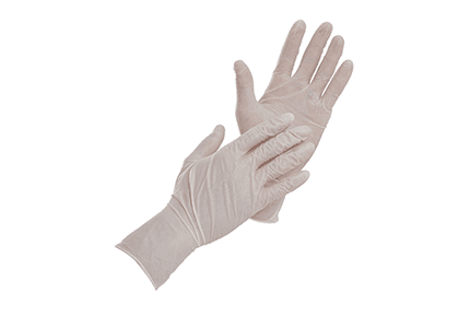 F.Bosch Latex Gloves Surgical Sterile White With Powder - MEDWHOLESALE