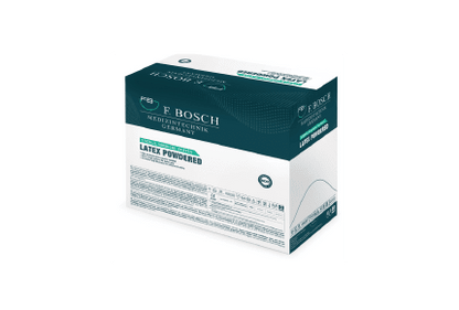 F.Bosch Latex Gloves Surgical Sterile White With Powder - MEDWHOLESALE