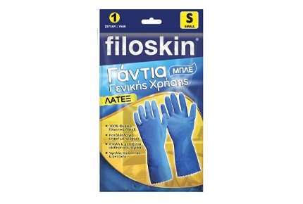 Filoskin Latex Blue General Use Gloves - MEDWHOLESALE