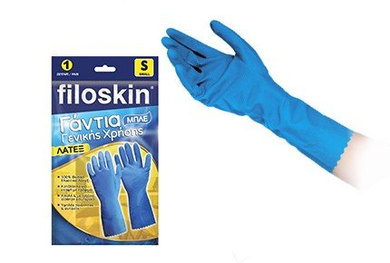 Filoskin Latex Blue General Use Gloves - MEDWHOLESALE