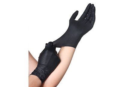 Filoskin Latex Gloves Black Powder - Free - MEDWHOLESALE