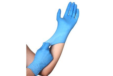 Filoskin Latex Gloves Blue Powdered - MEDWHOLESALE