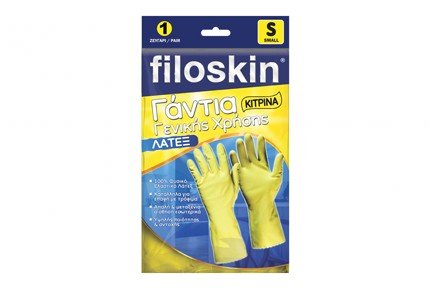 Filoskin Latex Yellow General Use Gloves - MEDWHOLESALE