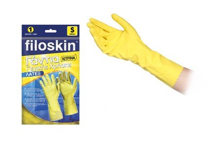 Filoskin Latex Yellow General Use Gloves - MEDWHOLESALE