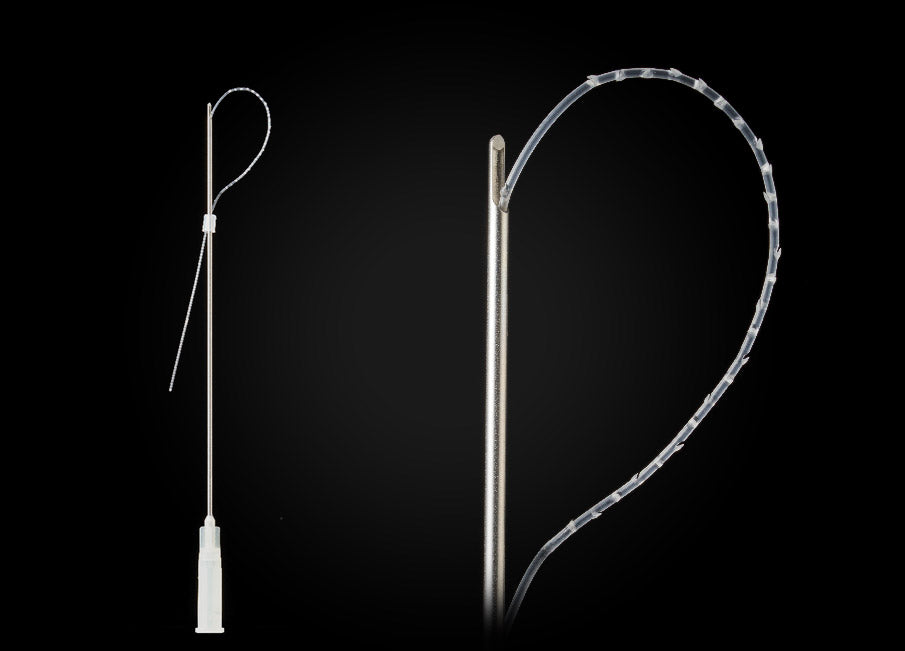 19G-100MM TH-200M.      Dream Again on All your beauty

DA:ALL THREADS
SPIRAL COBRA
Absorbable Polydioxanone Suture With Needle, Undyed