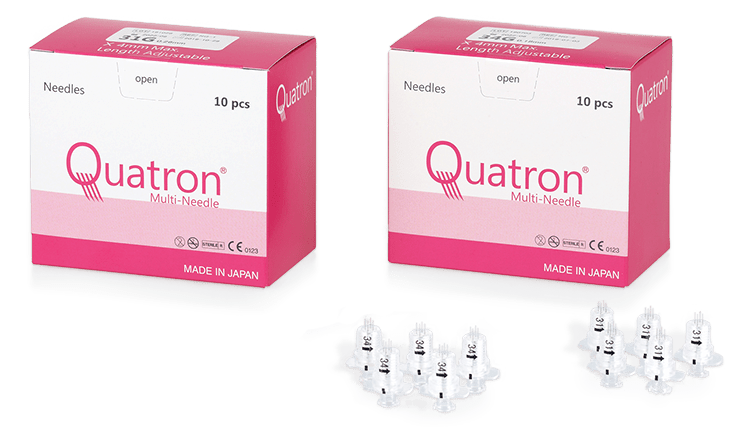 QUATRON NEEDLES 34G/0.18MM - MEDWHOLESALE