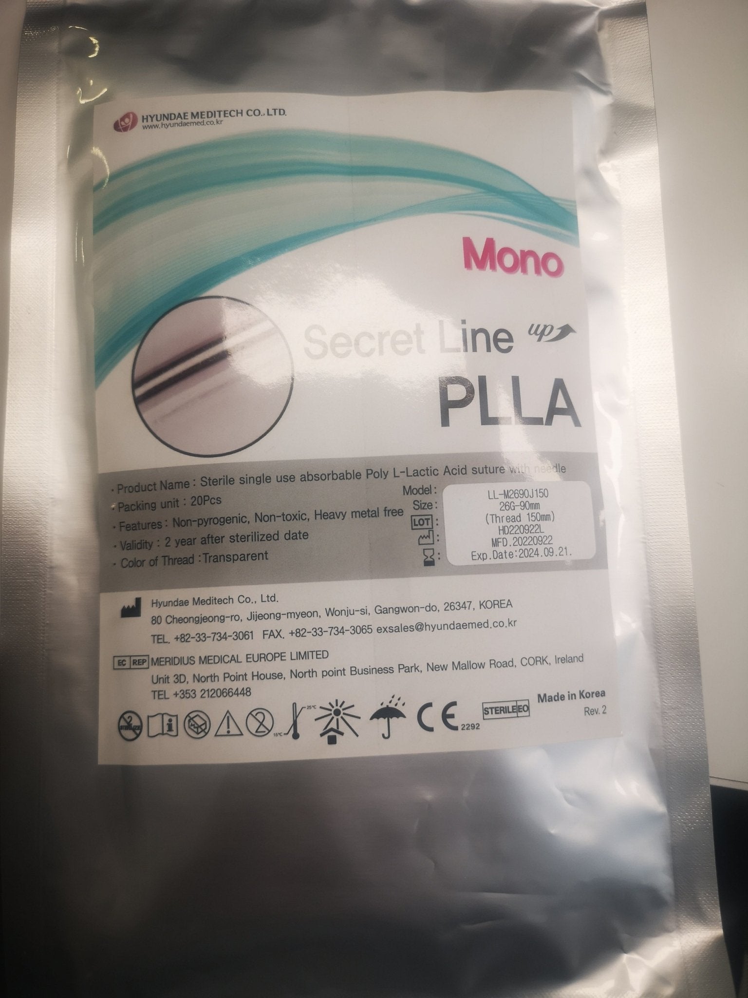 THREADS PLLA MONO 26G - 90MM/TH - 150MM - MEDWHOLESALE